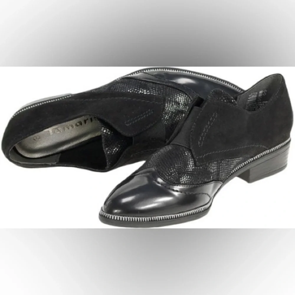058. Tamaris Phanie Flat Oxfords size EU 41/US 10. - Picture 3 of 6